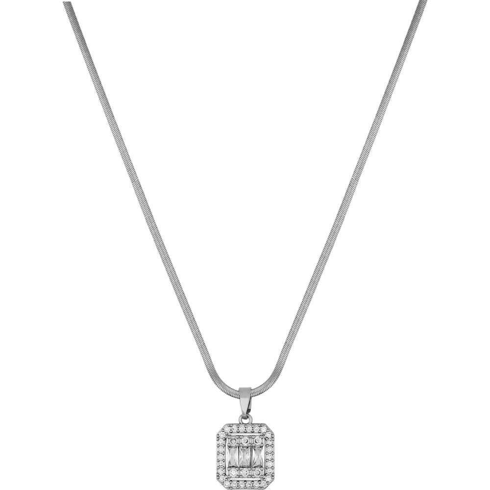Baguette Diamond Halskette