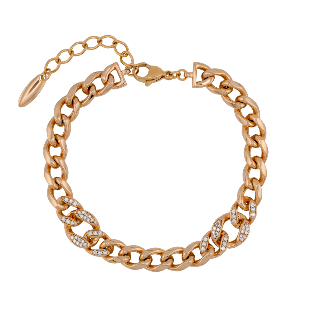 Cuban diamond Armband