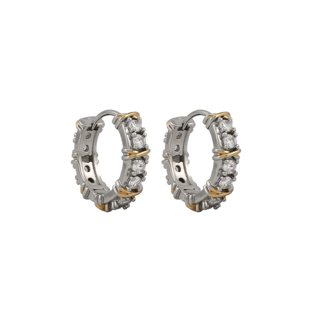 Silver wreath Ohrringe