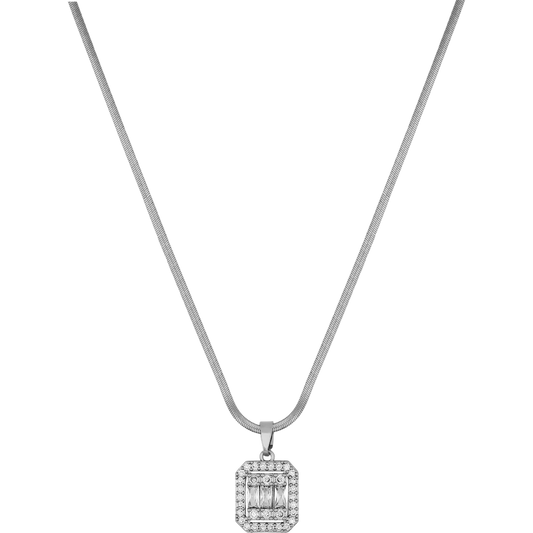 Baguette Diamond Halskette