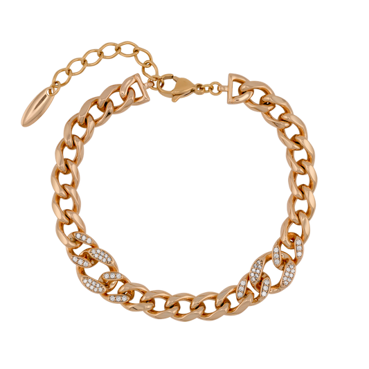 Cuban diamond Armband