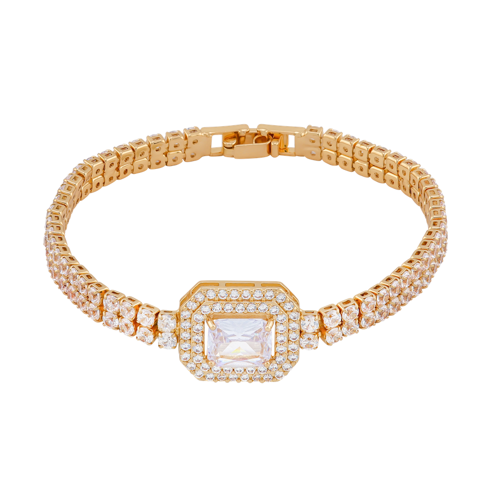 Diamond Baguette Armband