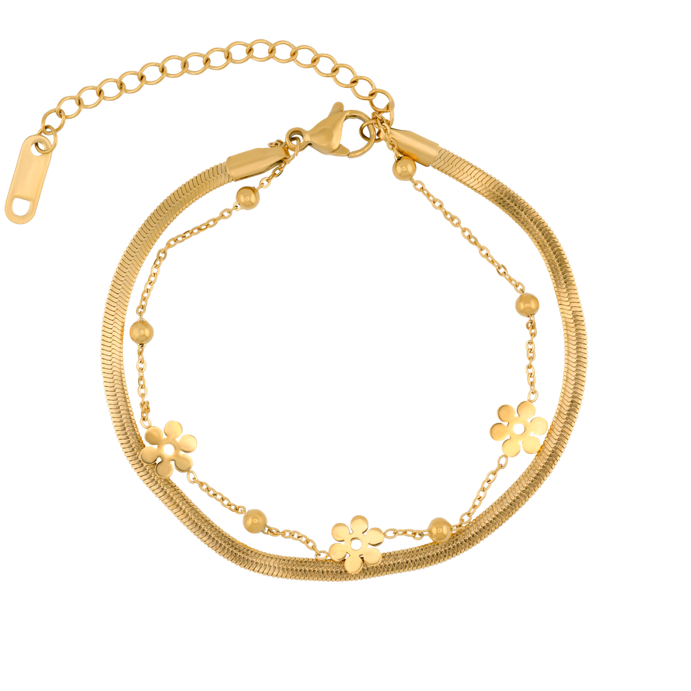 Golden Blossom Armband