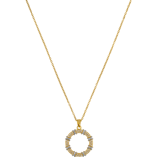 Golden Wreath Halskette