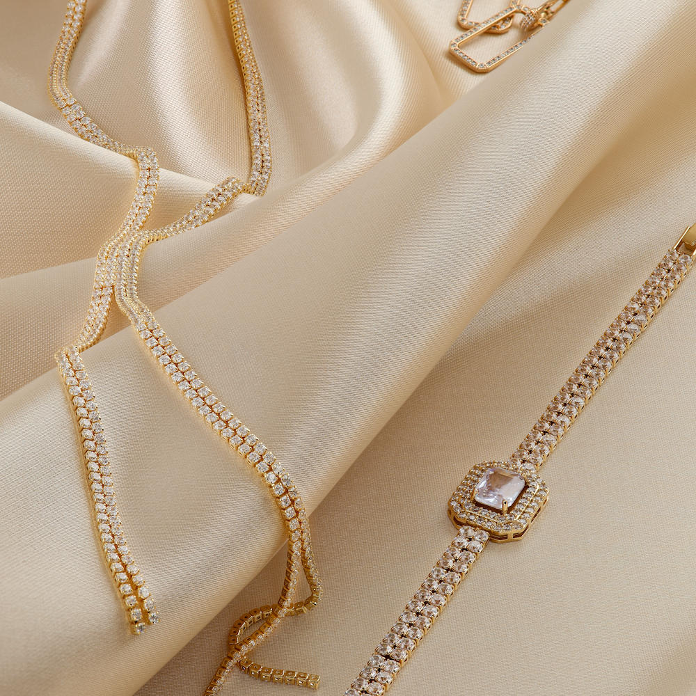 Diamond Baguette Armband