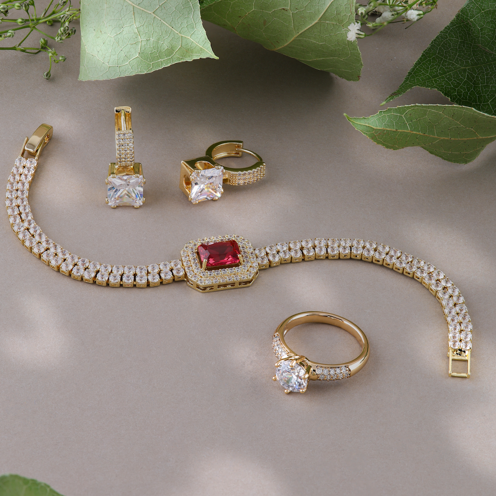Diamond Baguette Armband
