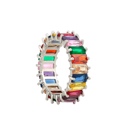 Oblong colorful Ring