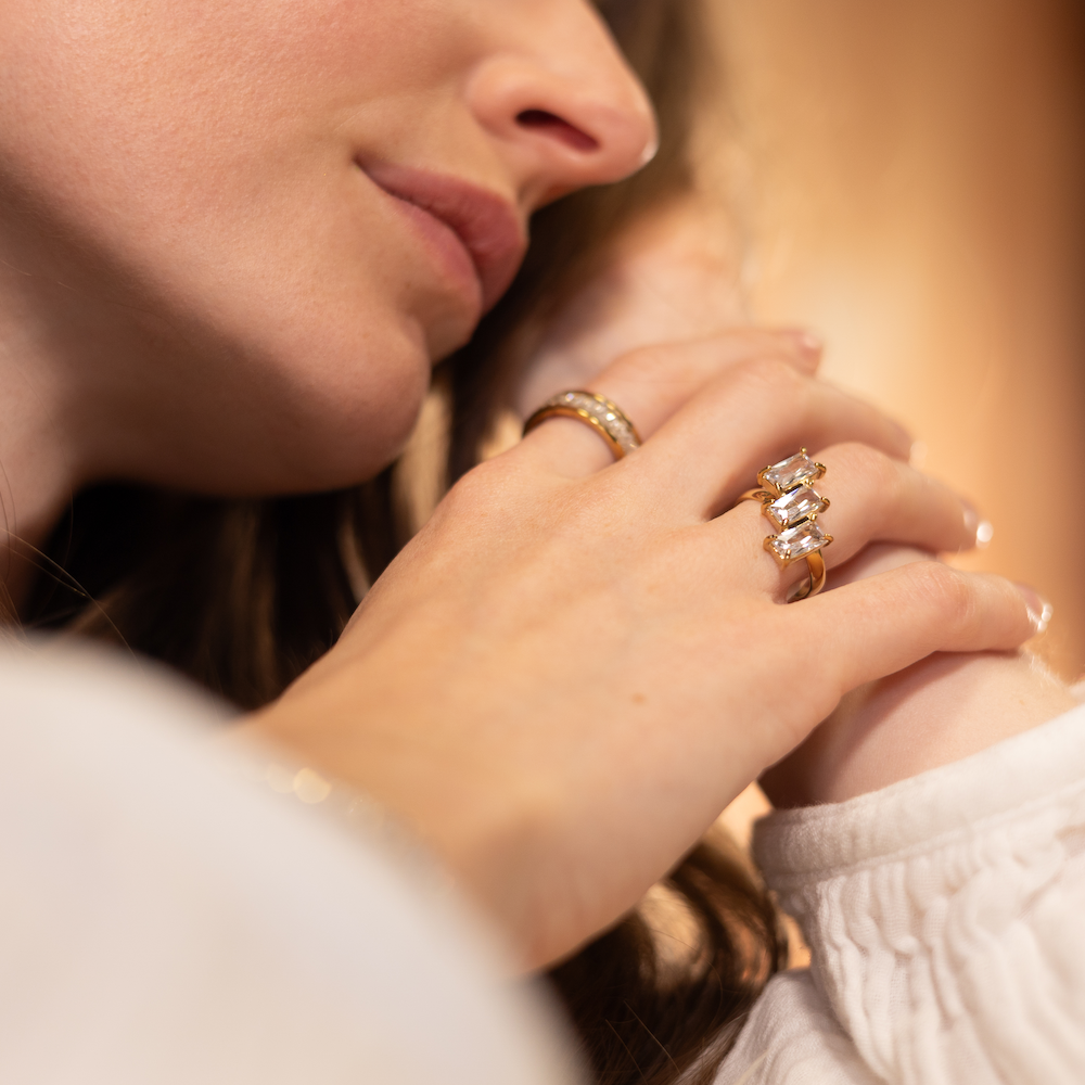 Tripple oblong Ring