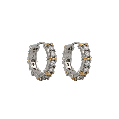 Silver wreath Ohrringe