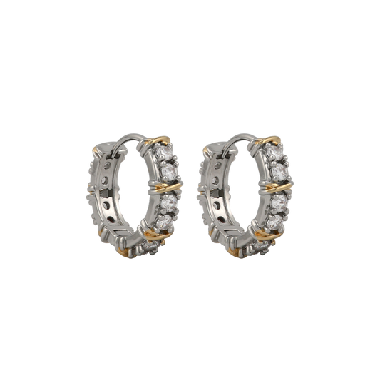 Silver wreath Ohrringe